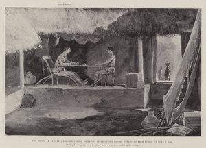The Rising in Ashanti, oberst Carter dikterte instruksjoner før han rykket frem fra Fumsu 1. juni 1900